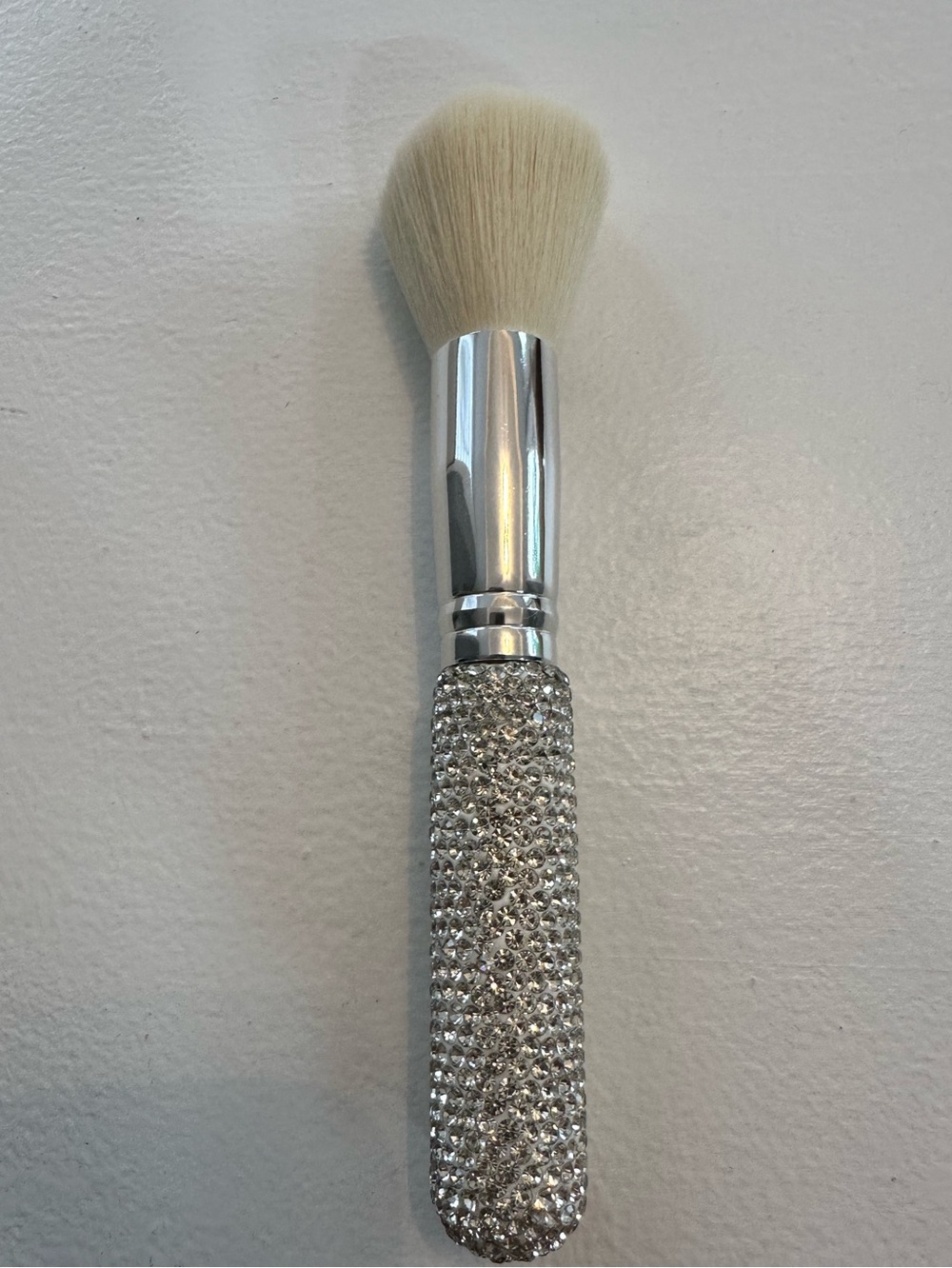 Princess Rose Luxury Rhinestone Handle Foundation Powder Brush - Makeup Brush